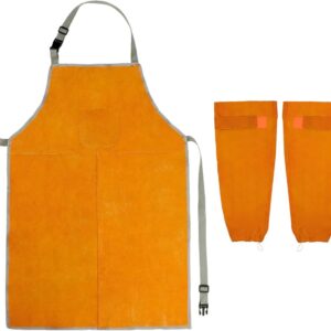 Leather Welding Apron & Sleeves